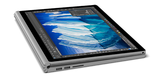 Surface Book 2 im Studiomodus