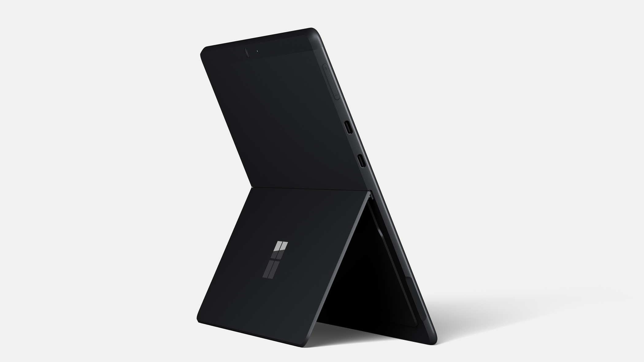 Surface Pro X for Business im Kickstand von hinten