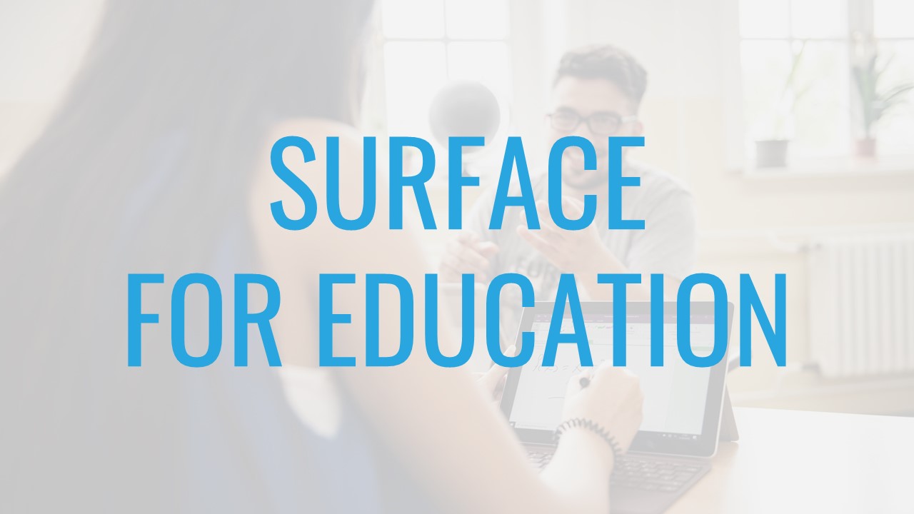 Microsoft Surface For Education