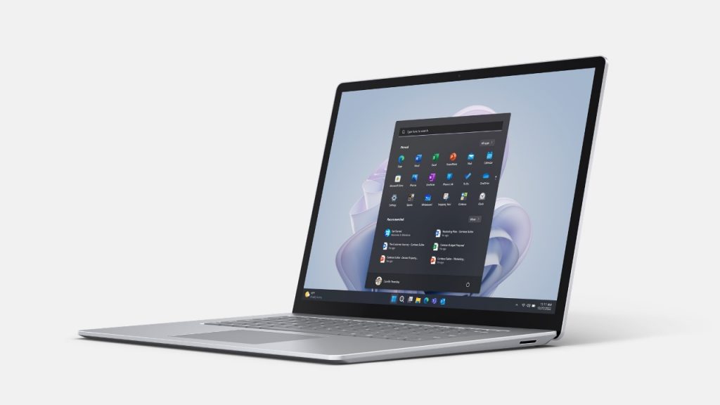 Microsoft Surface Laptop 5 for Business frontal seitlich