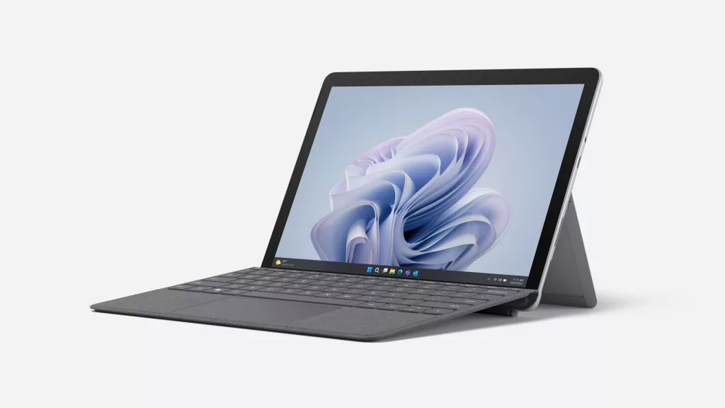 Microsoft Surface Go 4 for Business Platin mit Type Cover