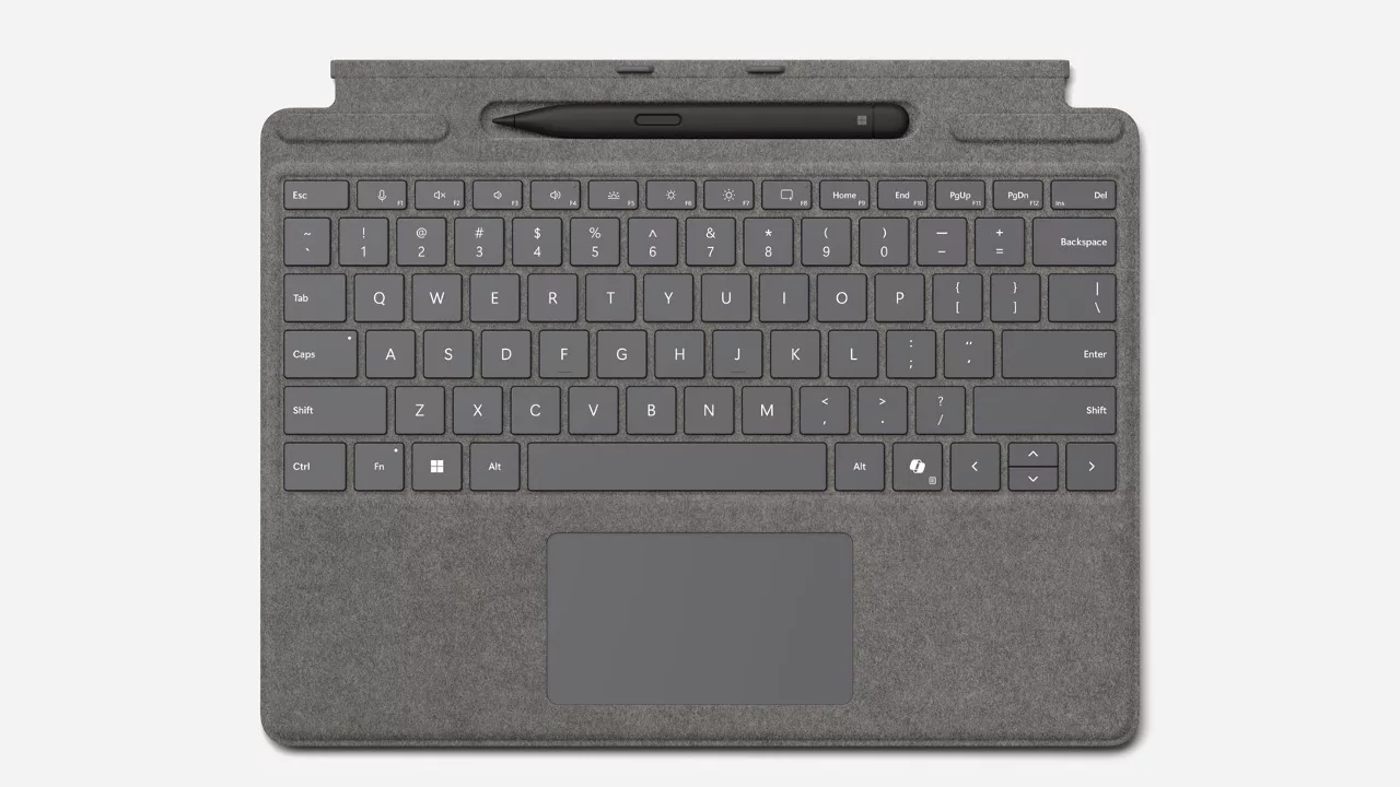 MICROSOFT Surface Pro Keyboard Platin mit Slim Pen 2