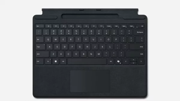 MICROSOFT Surface Pro Keyboard QWERTZ, Schwarz (8XB-00143) Für Surface Pro Mit 13-Zoll