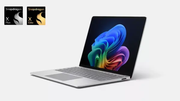 Surface Laptop Platin mit Qualcomm Snapdragon X Prozessor