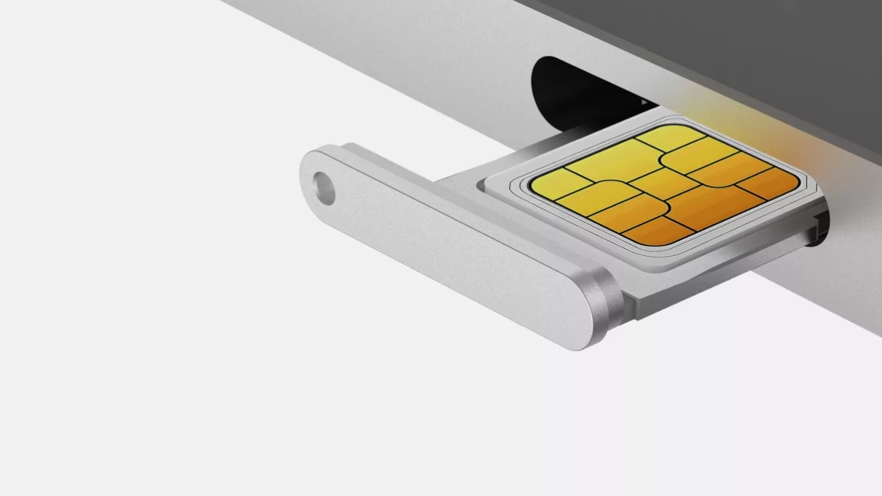 Microsoft Surface Laptop 5G Nano SIM Karte