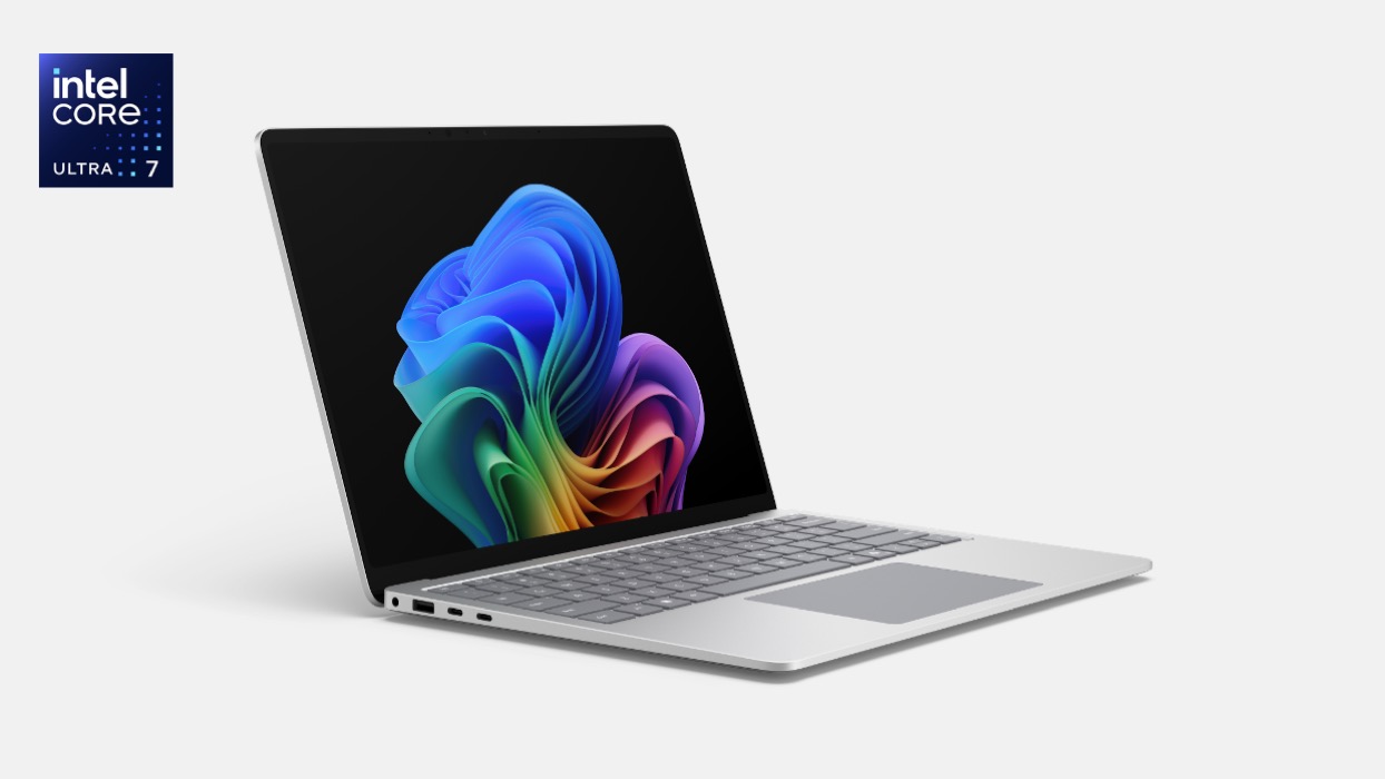 Microsoft Surface Laptop Platin mit Intel Ultra Core 7